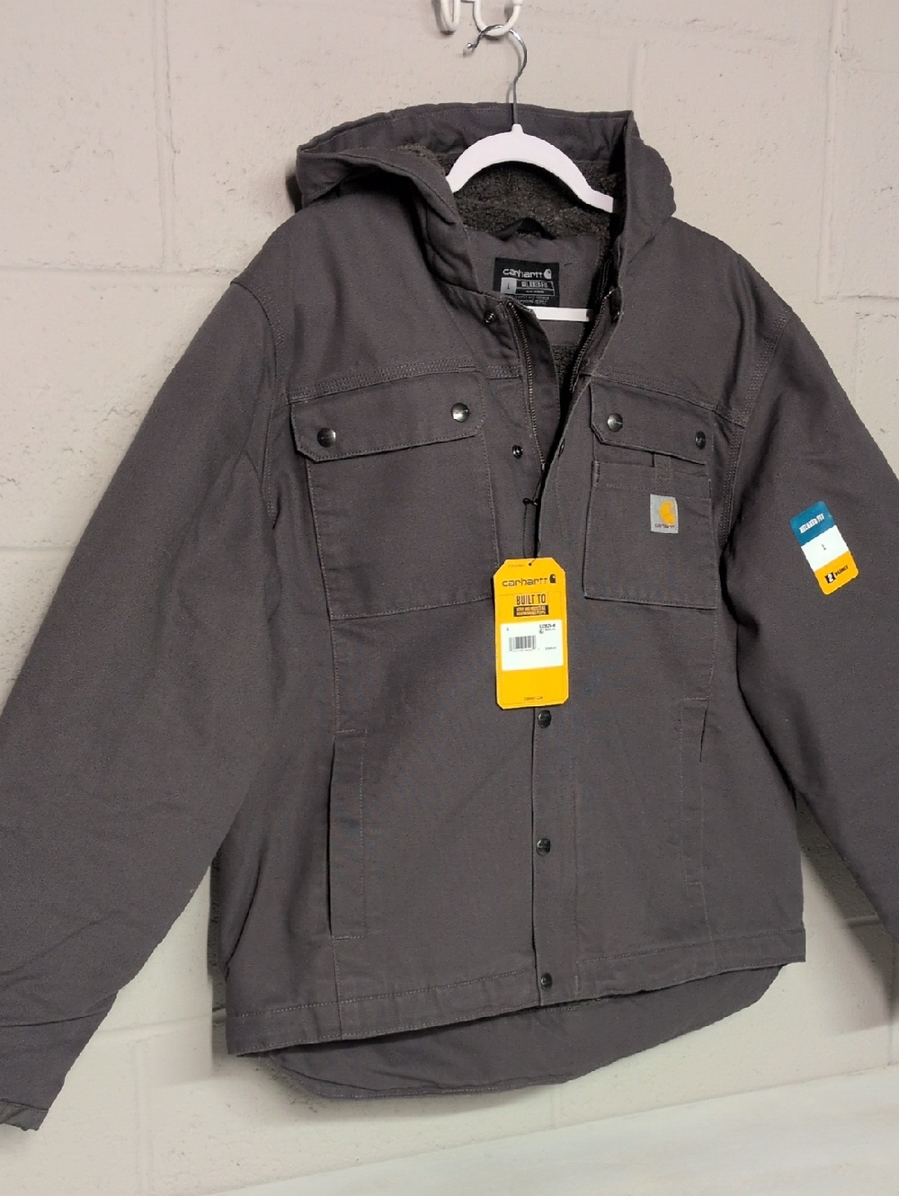 NWT Carhartt Bartlett Duck Jacket Men’s Large | Relaxed Workwear Utility Coat - Picture 9 of 16